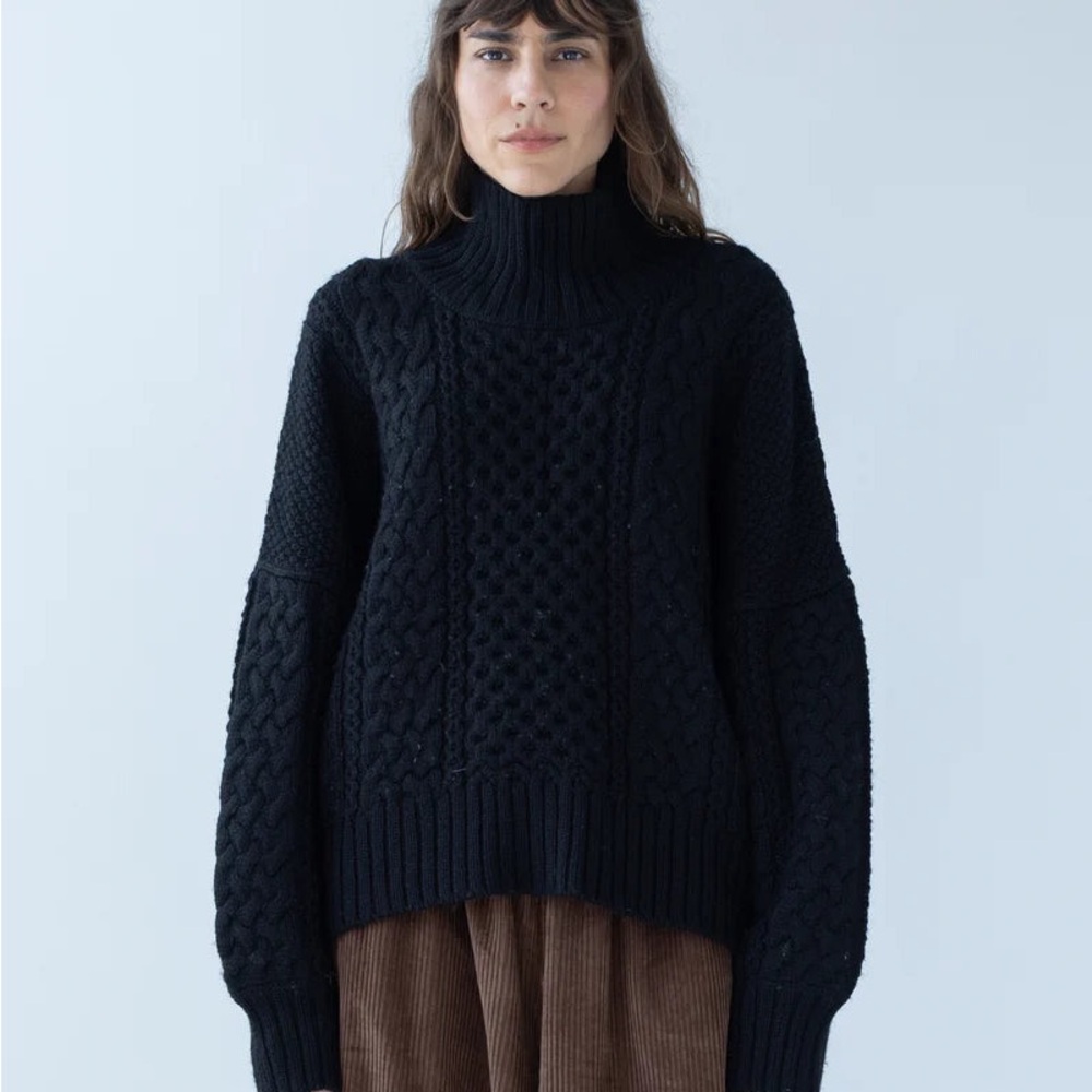 Shaina Mote Fisherman Turtleneck Sweater XS/S